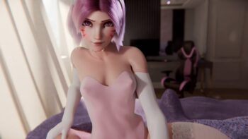 3D – Bunny D.Va Cowgirl